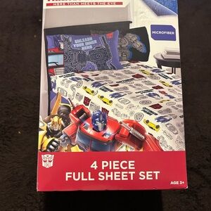 Transformers Microfiber 4-Piece Full Sheet Set - Multicolor